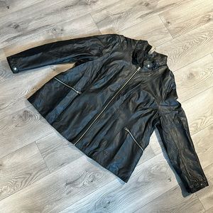 Pennington’s Faux Leather Jacket. Size 2X